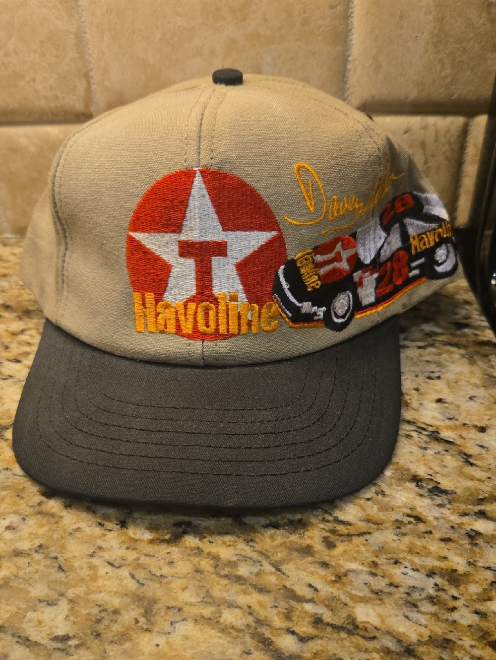 Vintage Davey Allison Texaco Havoline Racing Snapback Hat NASCAR